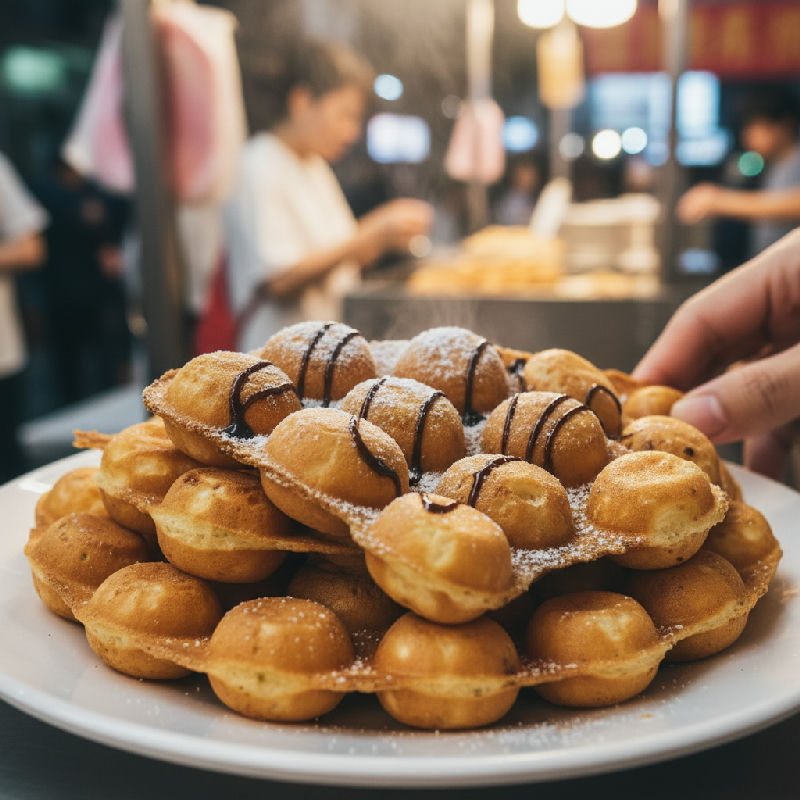 Egg Waffles (Gai Daan Jai)