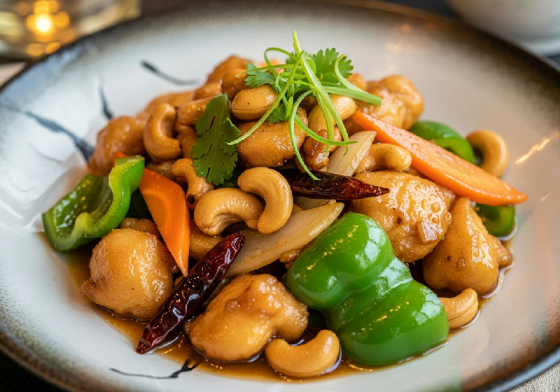 Stir-fried Chicken with Cashew Nuts
