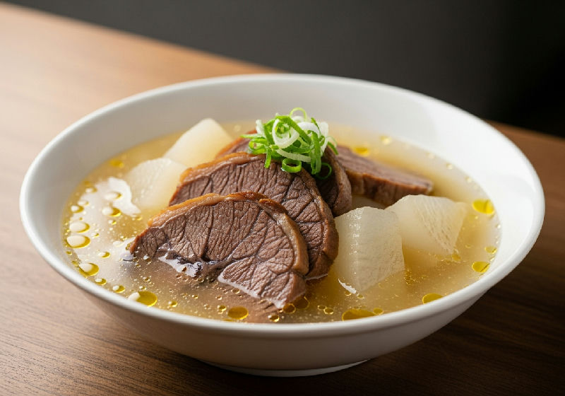 Beef Brisket in Clear Broth with Daikon