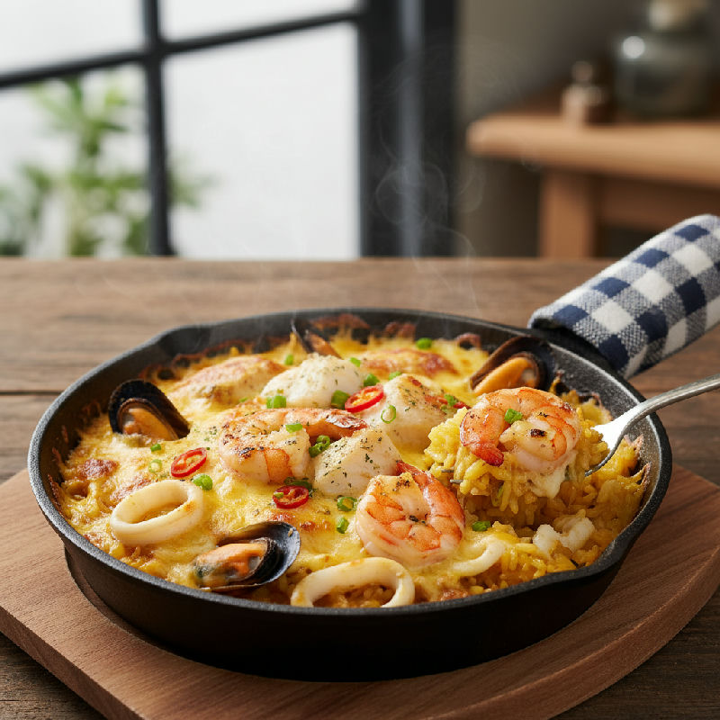 Baked Seafood Rice