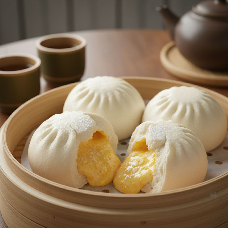 Molten Custard Buns