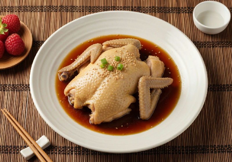 Steamed Chicken with Sand Ginger Powder