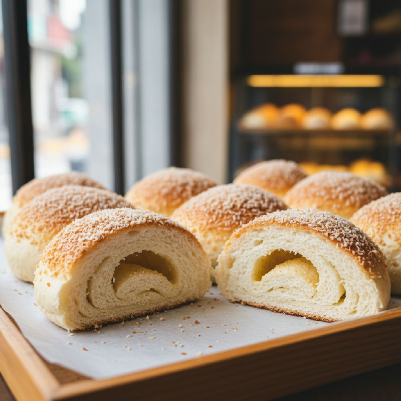 Cocktail Bun (Coconut Cocktail Bun)