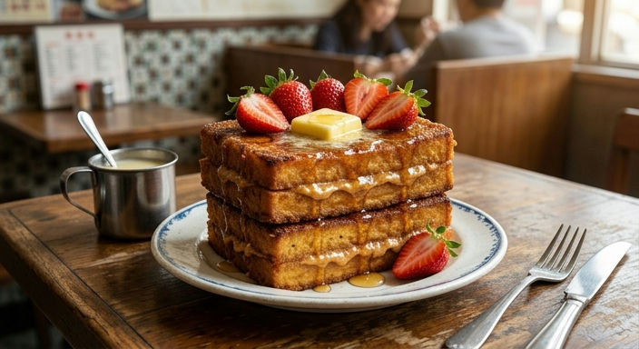 Hong Kong French Toast with Peanut Butter