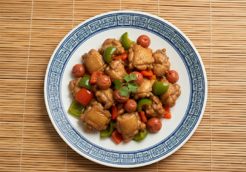 Stir-fried Chicken with Pickled Plums
