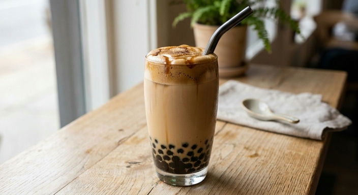 Black Sugar Pearl Milk Tea