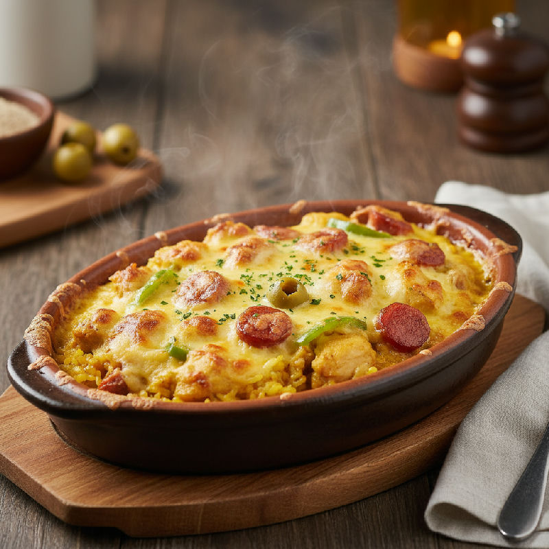 Portuguese Chicken Baked Rice