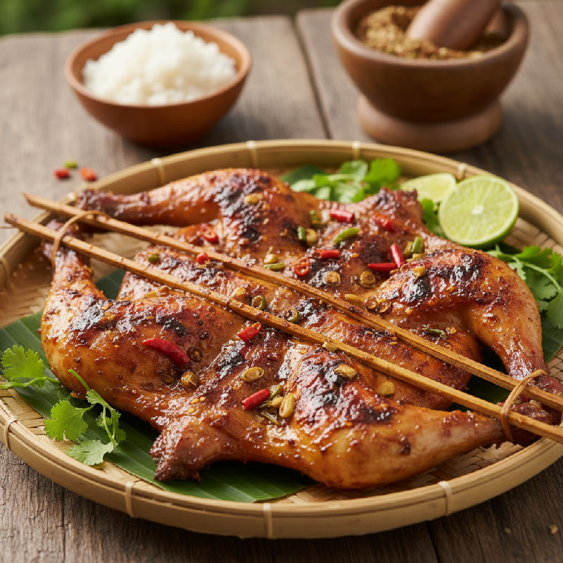 Ping Gai (Laotian Grilled Chicken)