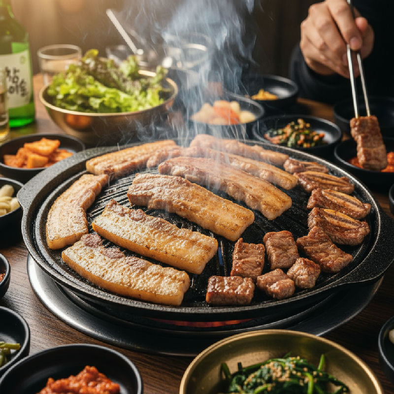 Korean BBQ (Pork Belly/Beef Short Ribs)
