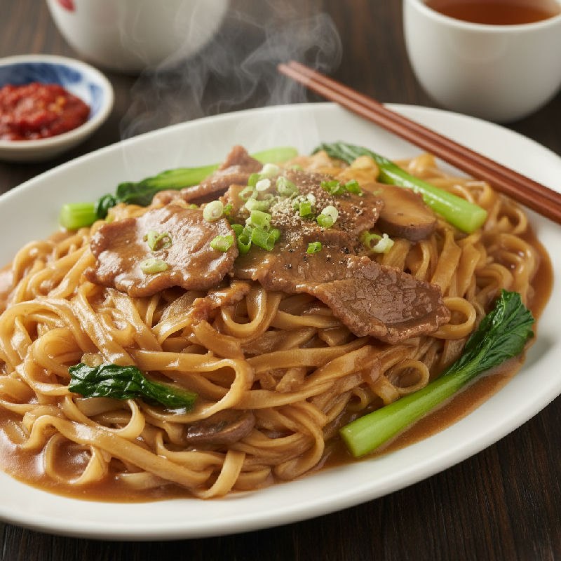 Beef Ho Fun with Gravy