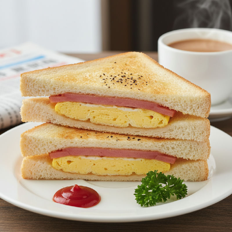 Ham and Egg Toast