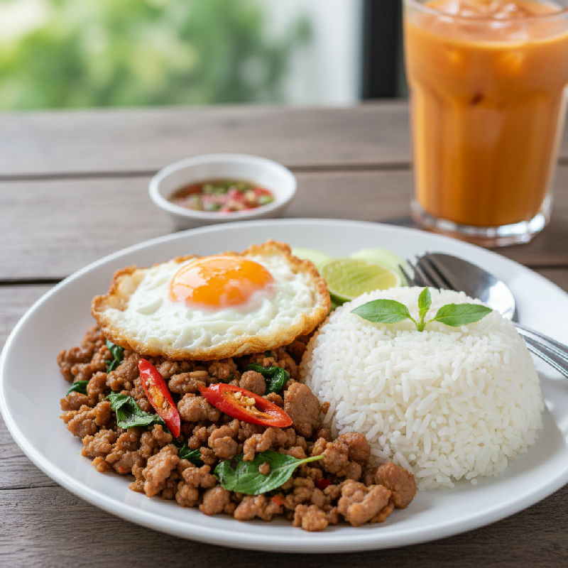 Pad Kra Pao (Thai Basil Pork)