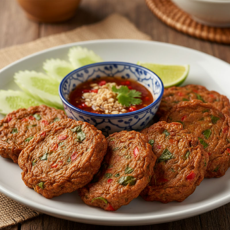 Tod Mun Pla (Thai Fish Cakes)