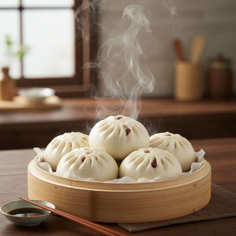 Red Bean Buns (Dou Sha Bao)