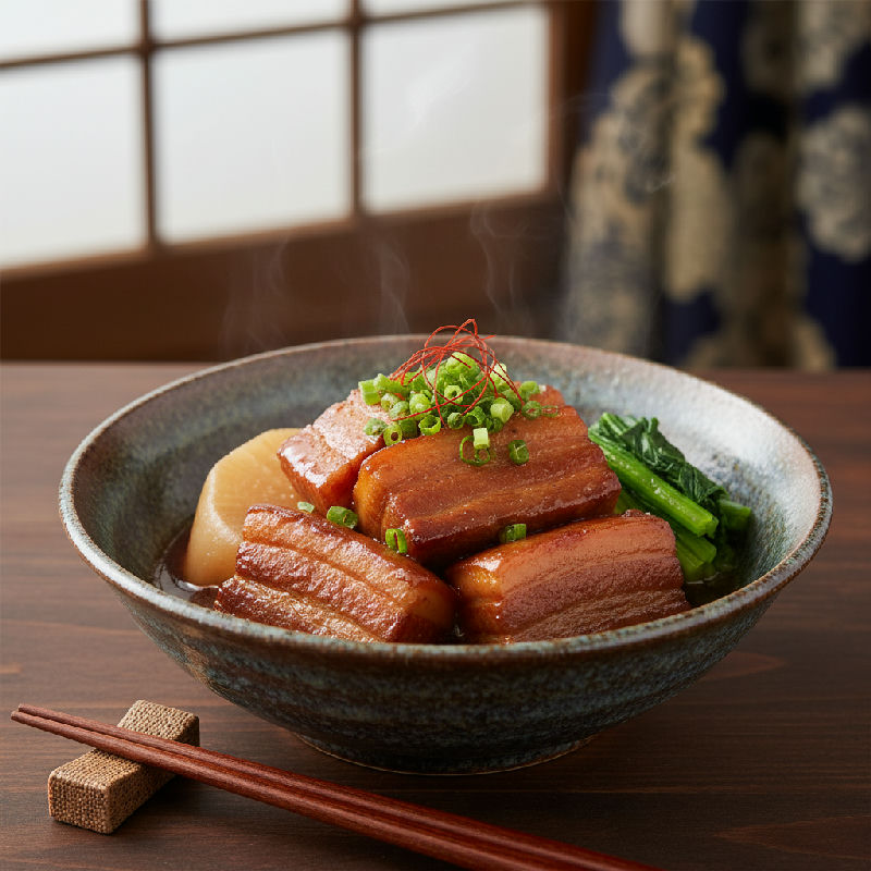 Braised Pork Belly (Buta Kakuni)