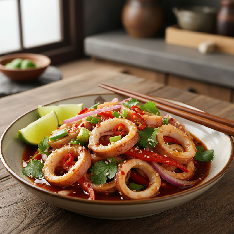 Spicy Mixed Squid