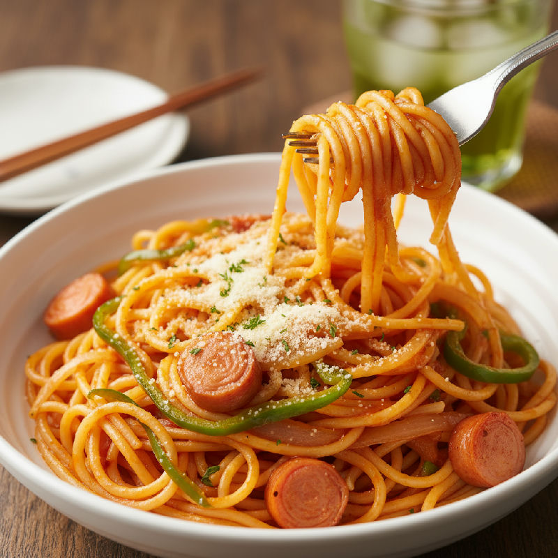 Naporitan (Japanese Ketchup Pasta)