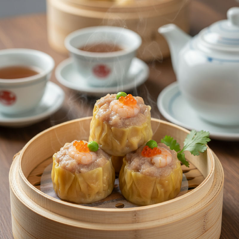 Steamed Pork and Shrimp Dumplings (Siu Mai)