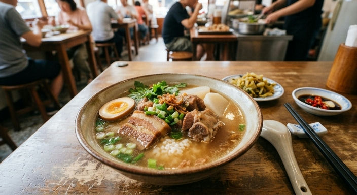 Pork Bone Rice Soup