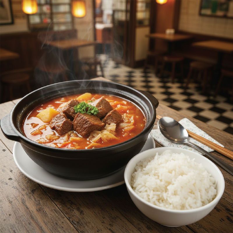 Hong Kong Borscht with Rice