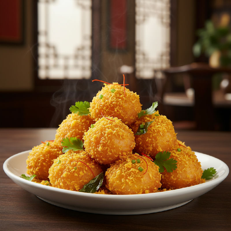 Golden Sand Prawns (Salted Egg Yolk Prawns)