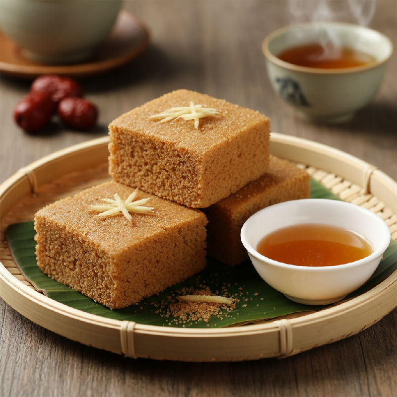 Ginger Brown Sugar Steamed Cake