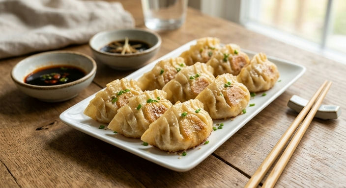 Egg and Chive Dumplings