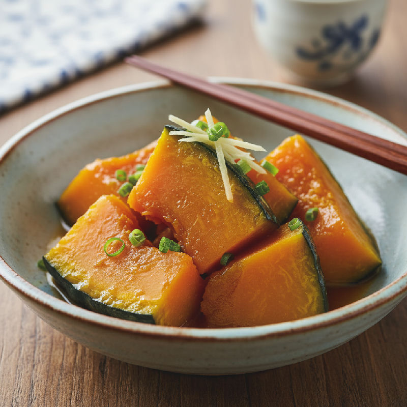 Kabocha no Nimono (Simmered Kabocha Squash)