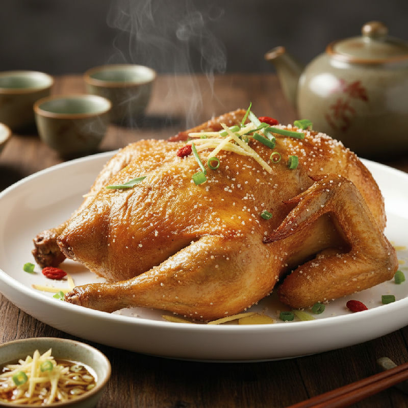 Salt-Baked Chicken