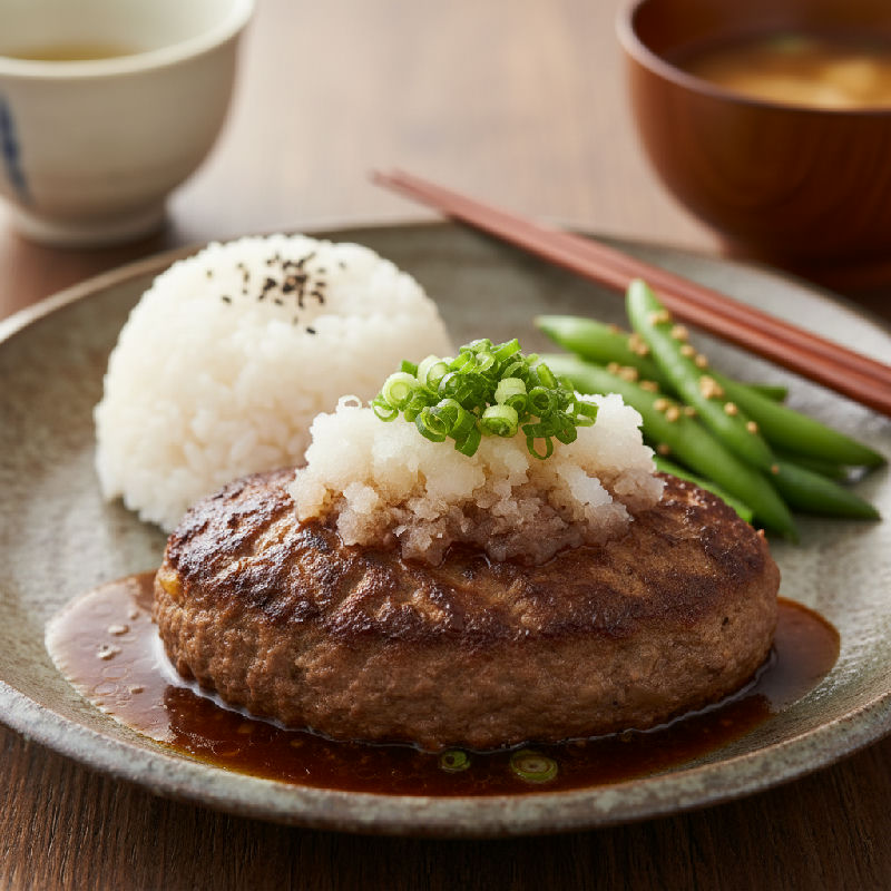 Wafu Hambagu (Japanese-style Hamburger Steak)