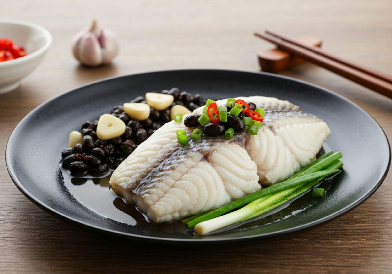 Steamed Fish Fillet with Fermented Black Beans and Garlic