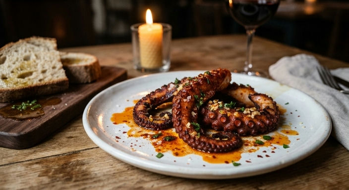 Spanish-Style Spicy Octopus