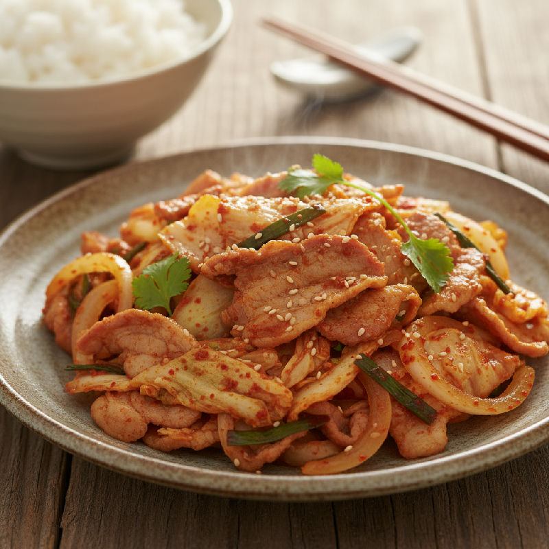 Kimchi Stir-fried Pork