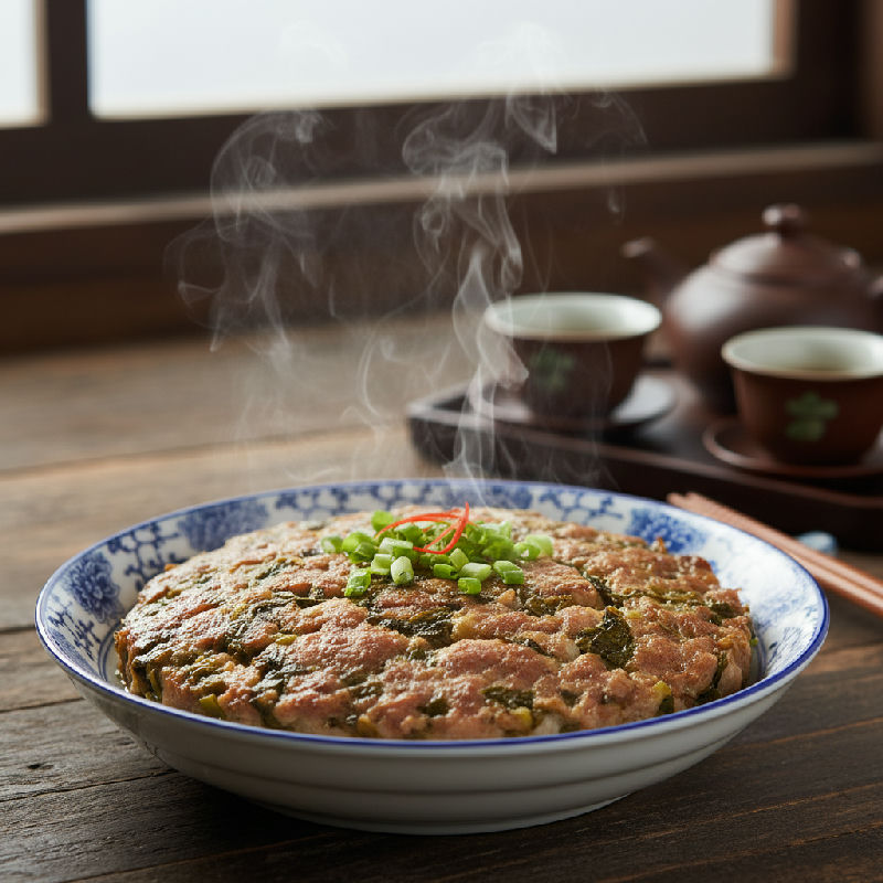 Steamed Minced Pork with Preserved Vegetables