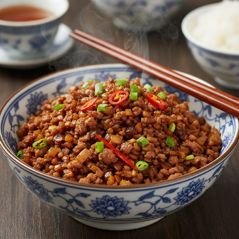 Stir-fried Pork with Preserved Radish