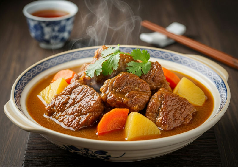 Curry Beef Flank Brisket