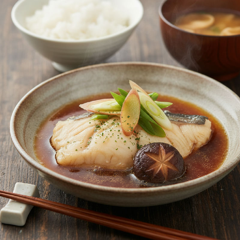 Simmered White Fish (Shiromi Sakana no Nitsuke)