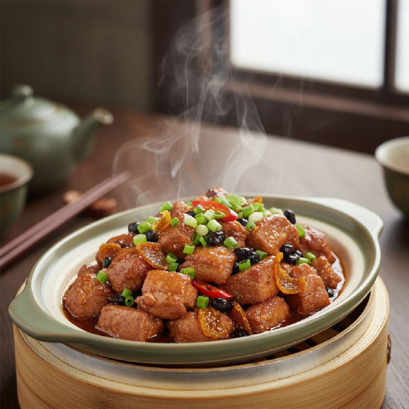 Steamed Beef Ribs with Dried Mandarin Peel and Black Bean Sauce