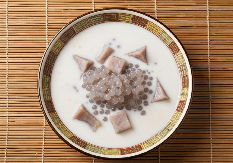 Coconut Milk and Taro Sago