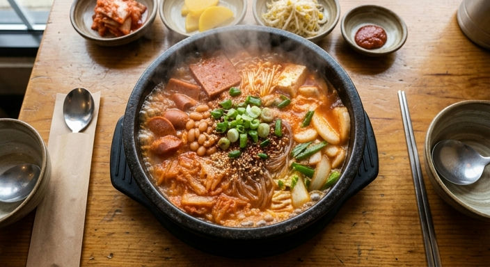Budae Jjigae (Korean Army Base Stew)