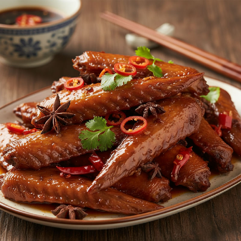 Braised Goose Wings in Lo Shui