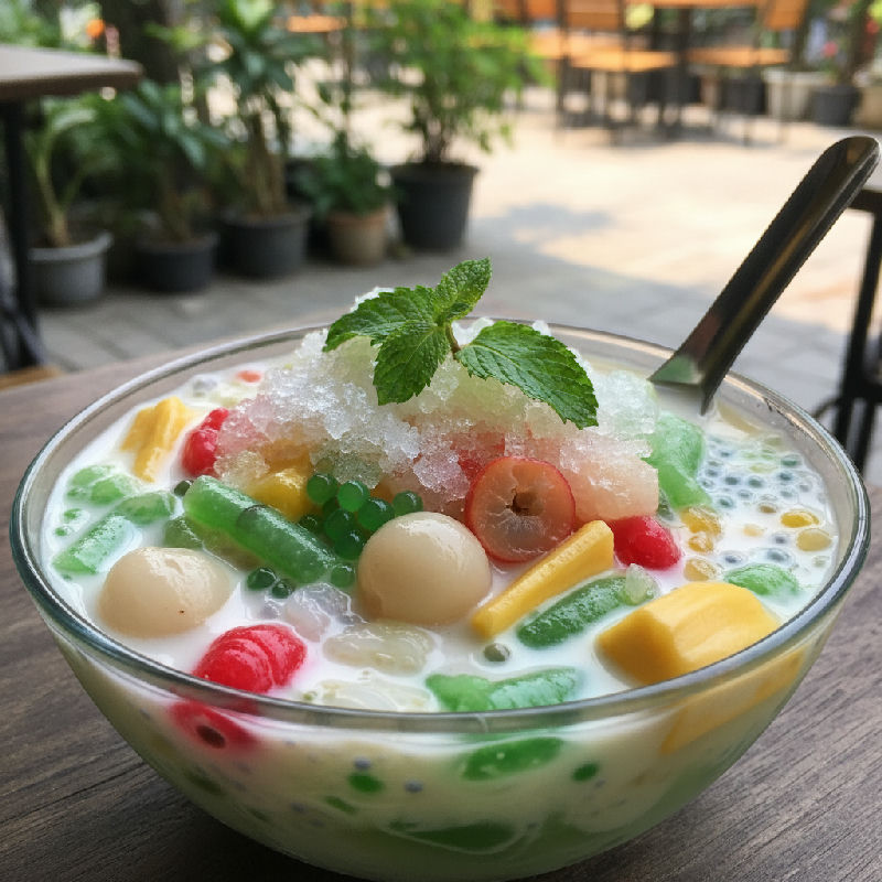 Chè Thái (Vietnamese Fruit Cocktail Sweet Soup)