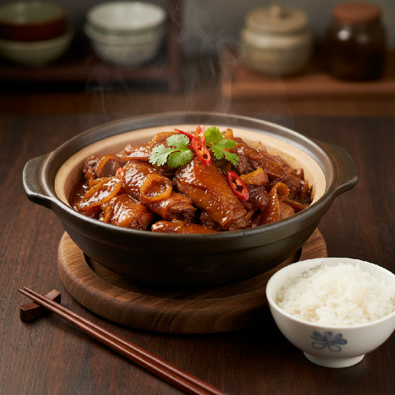 Braised Duck with Dried Tangerine Peel