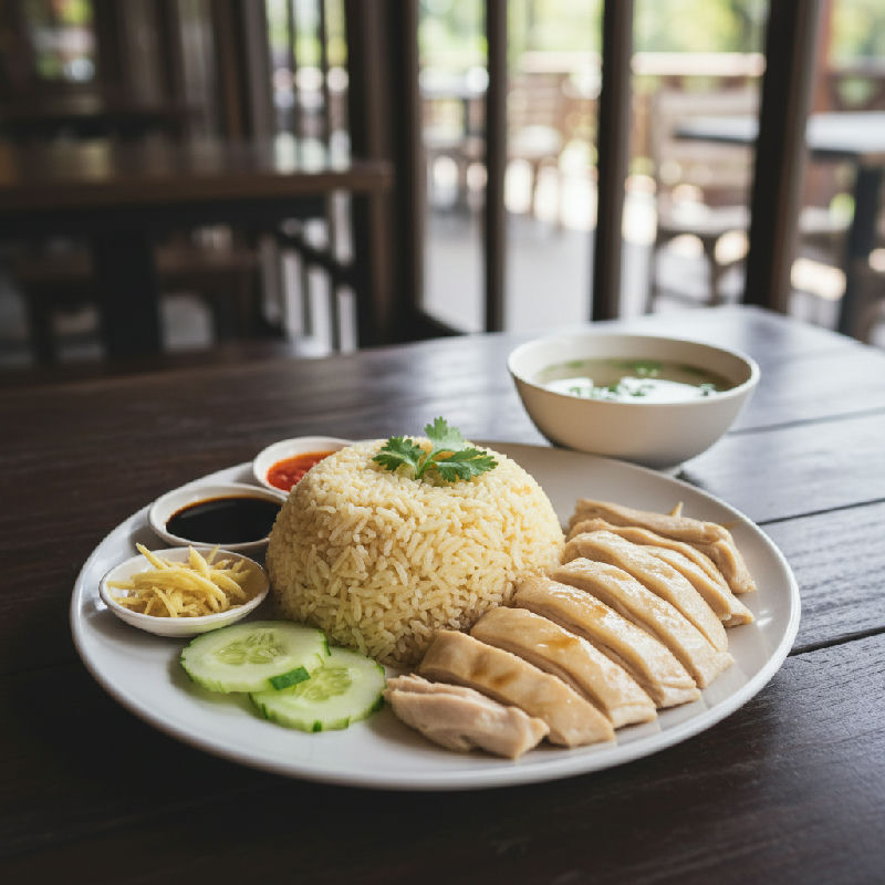 Hainanese Chicken Rice
