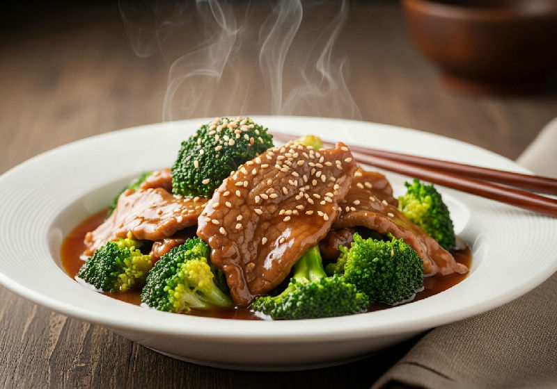 Stir-fried Beef with Broccoli in Oyster Sauce