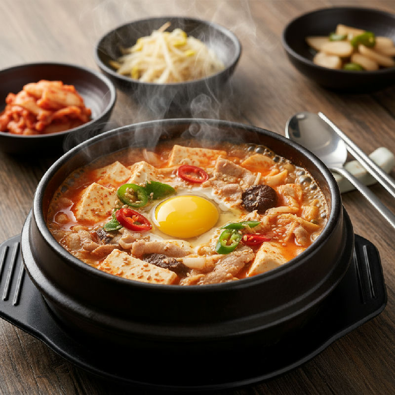 Sundubu-jjigae (Soft Tofu Stew)