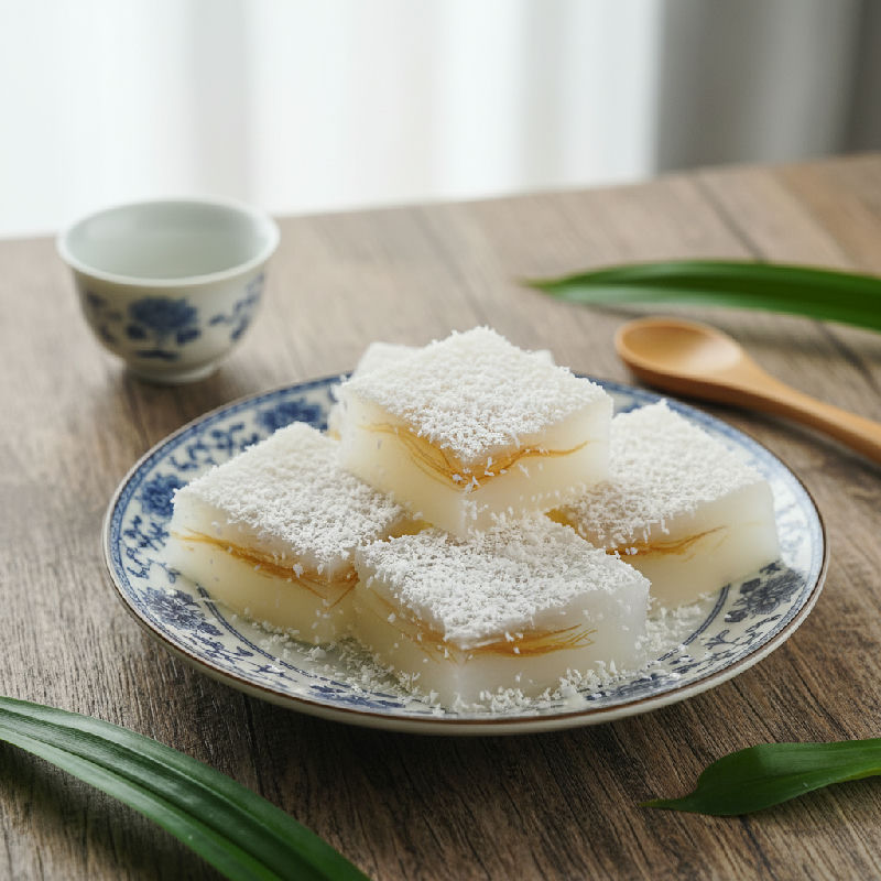 Coconut Milk and Hasma Pudding