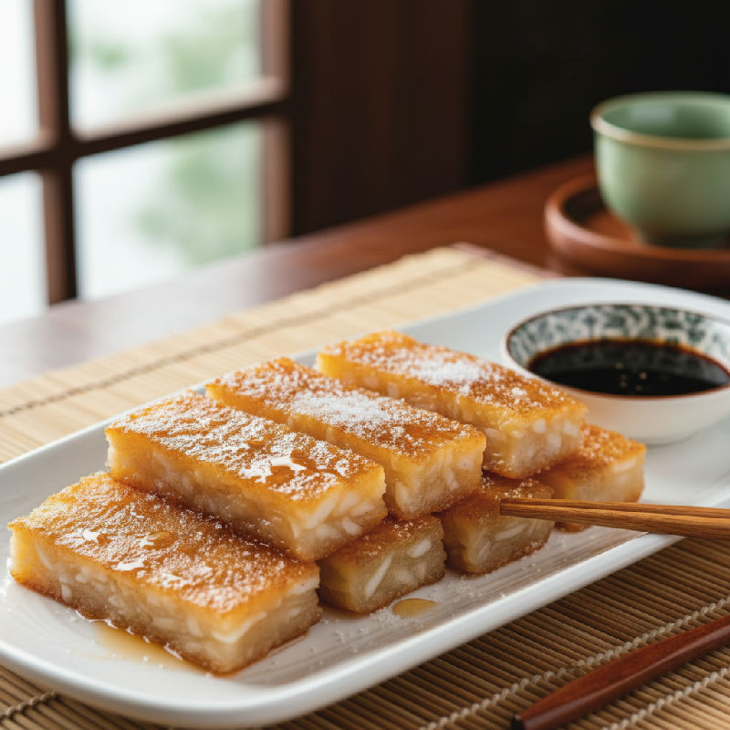 Water Chestnut Cake Sticks