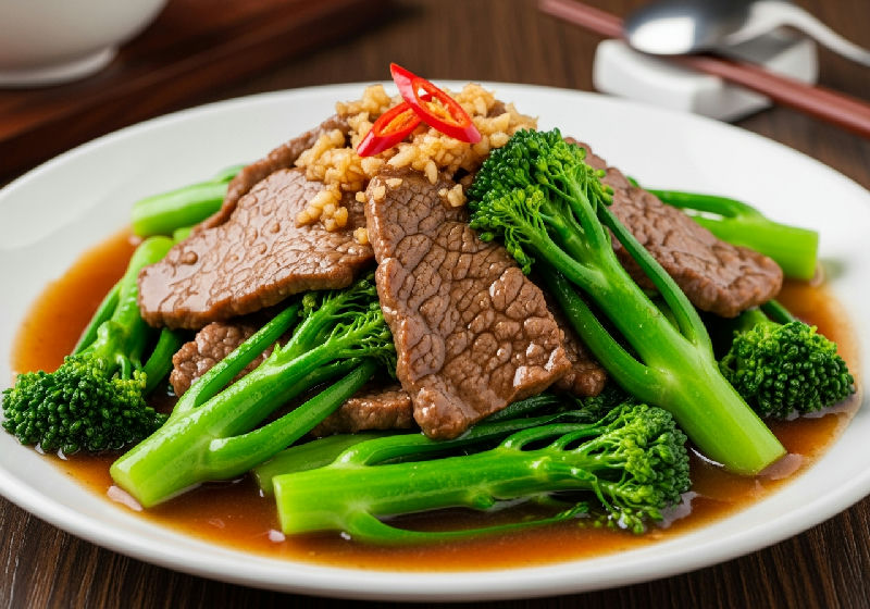 Stir-fried Beef with Kai-Lan