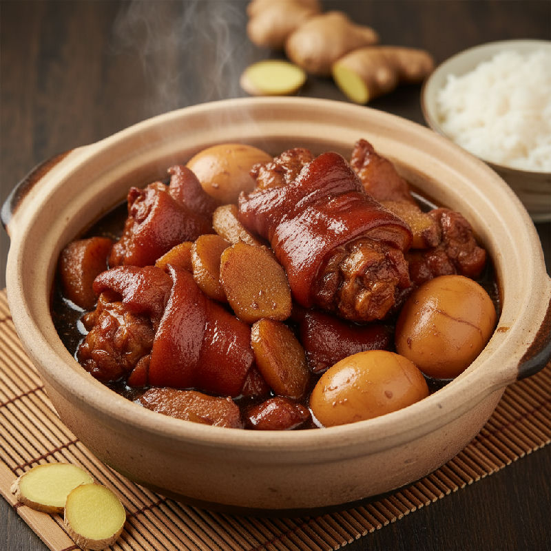 Braised Pork Hock with Ginger and Sweet Vinegar